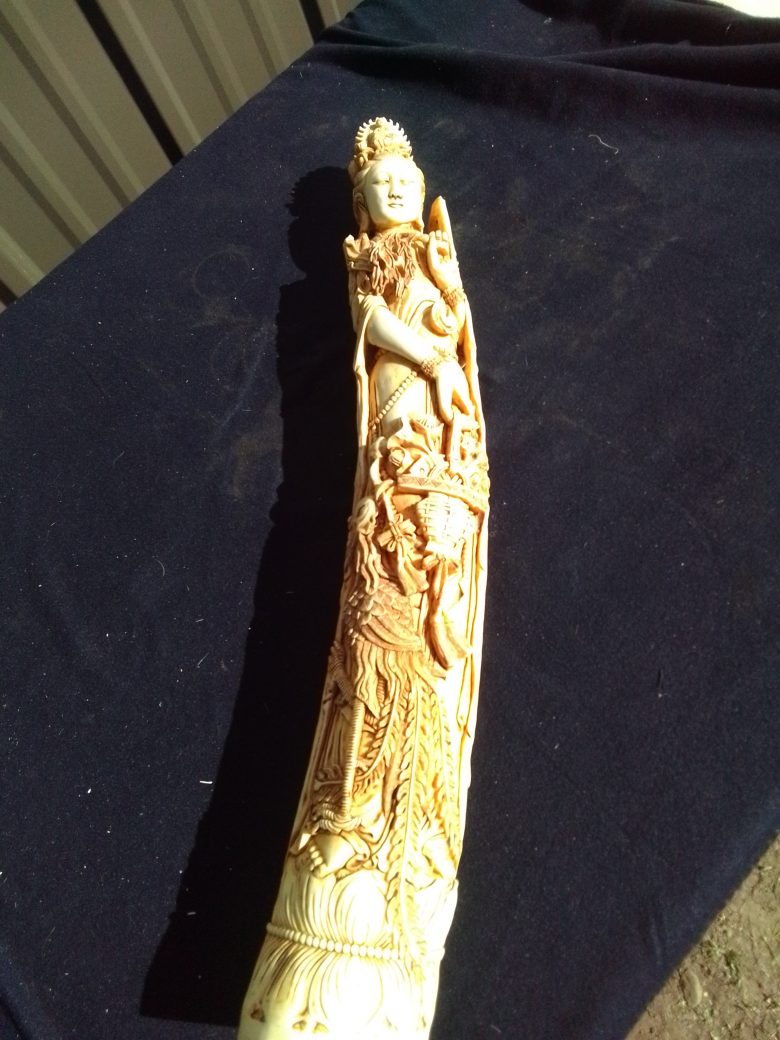 Early 20Th-Century Chinese Carved Tusk